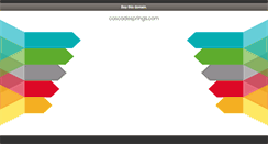 Desktop Screenshot of cascadesprings.com